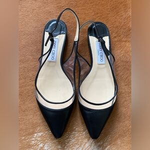 Jimmy Choo Pointed Flats Size 38.5